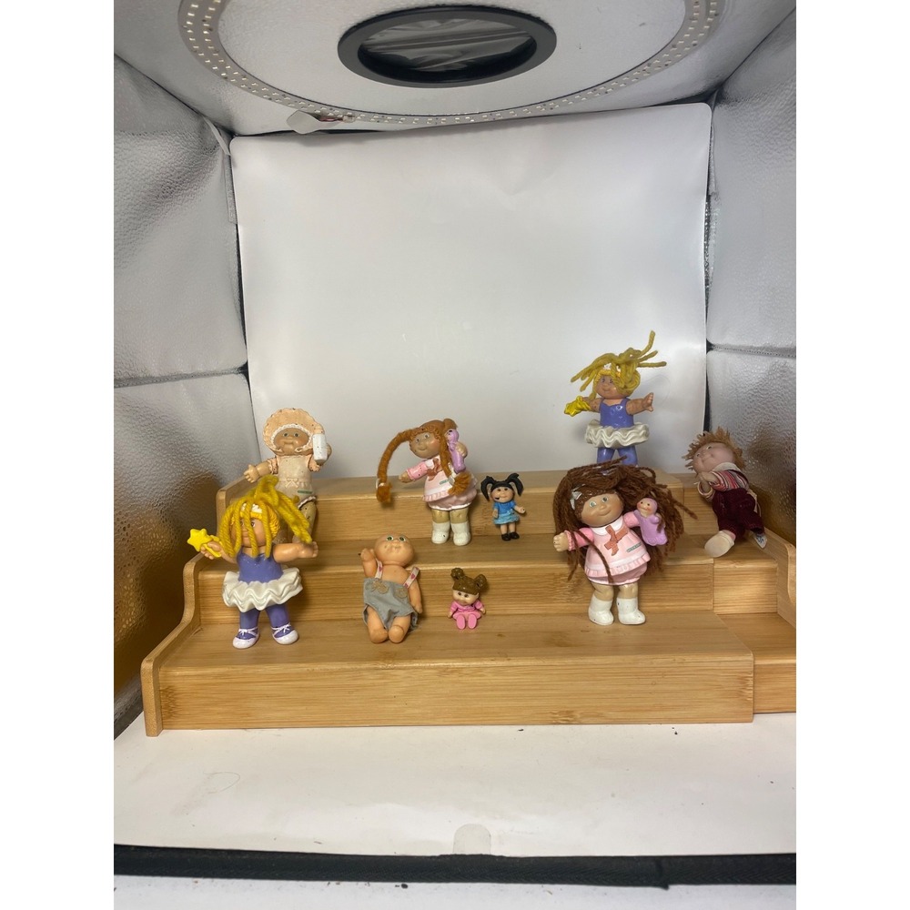 Lot of 9 Assorted Miniature Cabbage Patch Kids, 1980s And Up
